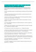 40 HOUR RADIATION SAFETY EXAM SCRIPT 2025&sol;2026 QUESTIONS WITH ANSWERS GRADED A&plus;