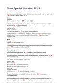 Texes Special Education EC-12 2025&sol;2026 Questions With Correct Answers 100&percnt; Verified&comma; Rated A&plus;&period;
