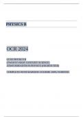 OCR 2024  GCSE PHYSICS B &lpar;TWENTY FIRST CENTURY SCIENCE&rpar; J259&sol;03 BREADTH IN PHYSICS &lpar;HIGHER TIER&rpar;  COMPLETE WITH MARKING SCHEME 100&percnt; VERIFIED&period; JUNE 2024