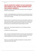NGA 85 EXAM WITH CORRECT ACTUAL QUESTIONS AND CORRECTLY WELL DEFINED ANSWERS LATEST 2025 ALREADY GRADED A&plus;