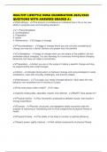 HEALTHY LIFESTYLE HOSA EXAMINATION 2025&sol;2026 QUESTIONS WITH ANSWERS GRADED A&plus;
