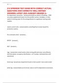 S12 SPRINKER TEST EXAM WITH CORRECT ACTUAL QUESTIONS AND CORRECTLY WELL DEFINED ANSWERS LATEST 2025 ALREADY GRADED A&plus;
