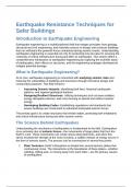 Earthquake Resistance Techniques for Safer Buildings