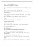 SonicWall OS 7 Exam Questions and Correct Answers