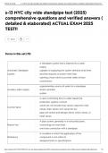 s-13 NYC city wide standpipe test &lpar;2025&rpar; comprehensive questions and verified answers &lpar; detailed & elaborated&rpar; ACTUAL EXAM 2025 TEST&excl;&excl;