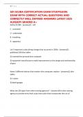 SDI SCUBA CERTIFICATION EXAM STUDYGUIDE EXAM WITH CORRECT ACTUAL QUESTIONS AND CORRECTLY WELL DEFINED ANSWERS LATEST 2025 ALREADY GRADED A&plus;