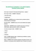 NU 250 Exam 2 &lpar;Chapters 7-11&rpar; with Complete  Solution&vert; Latest Update 