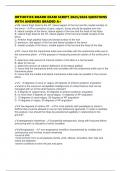 ORTHOTICS BOARD EXAM SCRIPT 2025&sol;2026 QUESTIONS WITH ANSWERS GRADED A&plus;