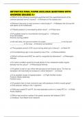 ORTHOTICS FINAL PAPER 2025&sol;2026 QUESTIONS WITH ANSWERS GRADED A&plus;
