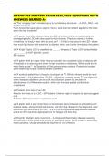 ORTHOTICS WRITTEN EXAM 2025&sol;2026 QUESTIONS WITH ANSWERS GRADED A&plus;