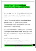MA500 Exam 2 2024&sol;2025 Exam  Questions and Answers &vert; 100&percnt; Pass 
