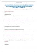 ATI-MATERNITY PRACTICE TEST EXAM A QUESTIONS AND VERIFIED ANSWERS WITH EXPLANATIONS 2024-2025&sol;&sol;GRADED A&plus;