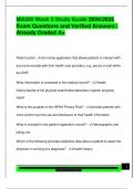 MA 500 EXAM PACKAGE DEAL QUESTIONS AND VERIFIED DETAILED ANSWERS &vert; 100&percnt; GUARANTEED PASS &vert; ALREADY GRADED A&plus;