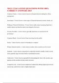WGU C214 LATEST QUESTIONS WITH 100&percnt; CORRECT ANSWERS 2025