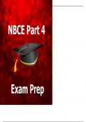  NBCE Part 4 Clinical & Set-Ups Actual Questions and Answers&vert;2025 Update&vert;100&percnt; Correct
