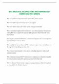 Ohio MPJE 2025 &vert; 931 QUESTIONS AND ANSWERS 100&percnt;  CORRECT&vert; LATEST UPDATE 