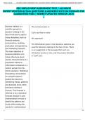 PRE-EMPLOYMENT ASSESSMENT TEST &sol; ACCURATE  EXPERT VERIFIED ACTUAL QUESTIONS & ANSWERS WITH RATIONALES FOR  GUARANTEED PASS &vert; NEWEST UPDATED VERSION 2025  