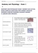 ANATOMY AND PHYSIOLOGY EXAM 1 NEWEST 2025 ACTUAL  EXAM COMPLETE QUESTIONS AND CORRECT DETAILED  ANSWERS &lpar;VERIFIED ANSWERS&rpar; &vert;ALREADY GRADED  A&plus;&vert;&vert;BRAND NEW VERSION&excl;&excl; 
