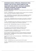 MCKISSOCK BASIC APPRAISAL PRINCIPLES FINAL NEWEST 2025 ACTUAL EXAM