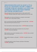 MISSOURI BOATING QUIZ 1& 2&vert;&vert; 2025 ACTUAL  EXAM ALL QUESTIONS AND 100&percnt; CORRECT  ANSWERS ALREADY GRADED A&plus;&vert;&vert; LATEST AND  COMPLETE UPDATE 2025 WITH VERIFIED  SOLUTIONS&vert;&vert; ASSURED PASS&excl;&excl;&excl;