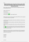 WGU PA D320 Managing Cloud Security Review &lpar;New 2025&sol;  2026 Update&rpar; Questions & 100&percnt; Correct &lpar;Verified Answers&rpar;  Guaranteed Success 