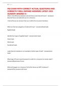 PSS EXAM WITH CORRECT ACTUAL QUESTIONS AND CORRECTLY WELL DEFINED ANSWERS LATEST 2025 ALREADY GRADED A&plus;