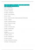 WGU C804 MEDICAL SUFFIXES 2025&sol;2026 QUESTIONS AND ANSWERS GUARANTEE A&plus;
