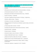 WGU C804 MEDICAL TERMINOLOGY 2025&sol;2026 QUESTIONS AND ANSWERS GUARANTEE A&plus;