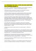 Z-51 REFRIGERATION FINAL PAPER 2025&sol;2026 QUESTIONS WITH ANSWERS GRADED A&plus;
