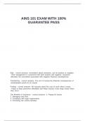 AINS 101 EXAM WITH 100&percnt; GUARANTEE PASS