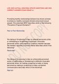 LDR-202S &lpar;ACTUAL 2025&sol;2026&rpar; UPDATE QUESTIONS AND 100&percnt;  CORRECT ANSWERS EXAM GRADE A&plus;