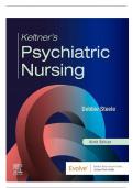 TEST BANK - Keltners Psychiatric Nursing&comma; 9th Edition &lpar;Steele&rpar;&comma; Chapters 1 - 36 &vert; All Chapters Complete
