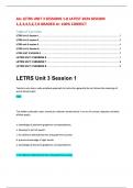 ALL LETRS UNIT 3 SESSIONS 1-8 LATEST 2024 SESSION 1&comma;2&comma;3&comma;4&comma;5&comma;6&comma;7&comma;8 GRADED A&plus; 100&percnt; CORRECT