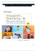 Test Bank for Health&comma; Safety&comma; and Nutrition for the Young Child&comma; 11th Edition by Lynn R&period; Marotz