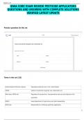 IOWA CORE EXAM REVIEW PESTICIDE APPLICATORS QUESTIONS AND ANSWERS WITH COMPLETE SOLUTIONS VERIFIED LATEST UPDATE