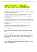 BOATER'S SAFETY FINAL TEST REVIEW MISSOURI CORRECT 100&percnt;