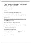 EBDM MIDTERM TEST 1 QUESTIONS AND CORRECT ANSWERS