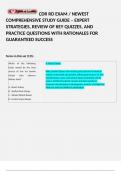 CDR RD EXAM &sol; NEWEST COMPREHENSIVE STUDY GUIDE &ndash; EXPERT STRATEGIES&comma; REVIEW OF KEY QUIZZES&comma; AND PRACTICE QUESTIONS WITH RATIONALES FOR GUARANTEED SUCCESS  
