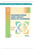 TEST BANK-FOUNDATIONS AND ADULT HEALTH NURSING&comma; 5TH EDITION&comma; Christensen & Kockrow&period; CHAPTER 1-17&lpar;COMPLETE GUIDE&rpar;