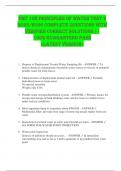 PMT 108 Principles of Water Test 3  2025&sol;2026 COMPLETE QUESTIONS WITH  VERIFIED CORRECT SOLUTIONS &vert;&vert;   100&percnt; GUARANTEED PASS  <LATEST VERSION> 