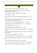 pest control branch 2 Exam &vert;170 Q&rsquo;s and A&rsquo;s