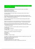 NUR 2356 &sol; NUR2356&colon; Multidimensional Care I &sol; MDC 1 Exam 2 Rasmussen