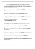 SC DMV PERMIT TEST QUESTIONS AND CORRECT ANSWERS