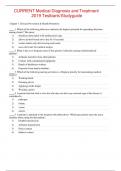 CURRENT Medical Diagnosis and Treatment  2019 Testbank&sol;Studyguide