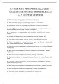ATI MEDSURG PROCTORED EXAM 2023 GUARANTEED SUCCESS WITH REAL EXAM Q&A &lpar;EXPERT VERIFIED&rpar;