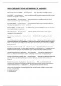 WGU C182 QUESTIONS WITH ACCURATE ANSWERS