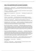 WGU C702 QUESTIONS WITH ACCURATE ANSWERS