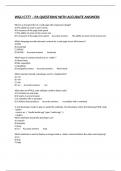 WGU C777 &ndash; PA QUESTIONS WITH ACCURATE ANSWERS