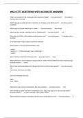 WGU C777 QUESTIONS WITH ACCURATE ANSWERS