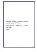 Brunner & Suddarth's Textbook of MedicalSurgical Nursing 15th Edition